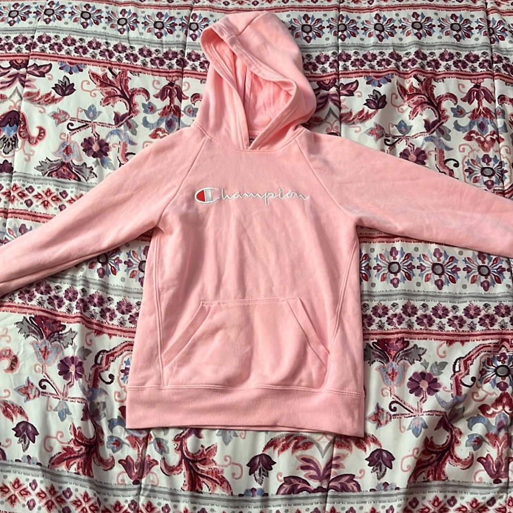 champion girls hooded sweat shirt.